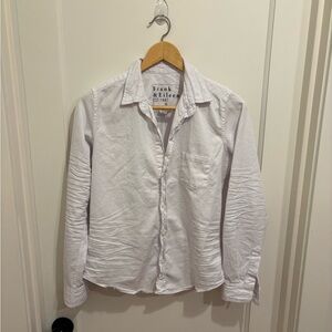 Frank & Eileen Classic White Shirt 100% Cotton Small